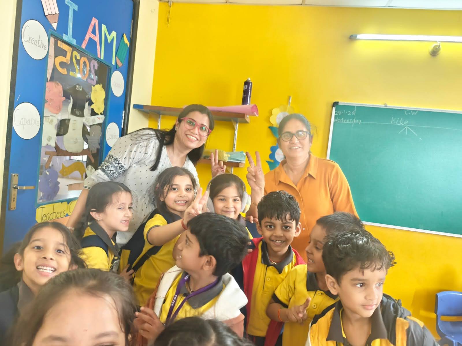 Young children participating in Small Wonders